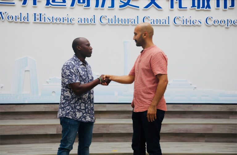 Daniel Owira in China.PHOTO/Daniel Owira