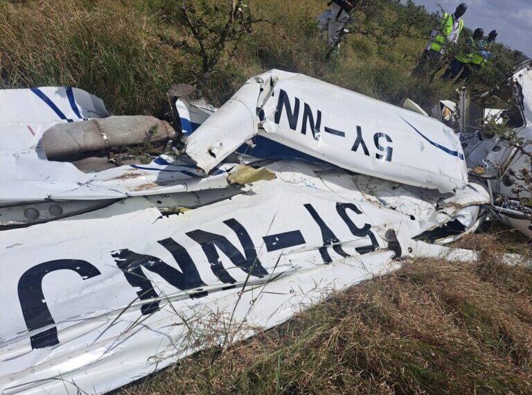 Ajali Ya Ndege : Two Dead Following Airplane Collision In Nairobi