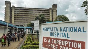 How man suspected of killing patients at KNH was arrested.
