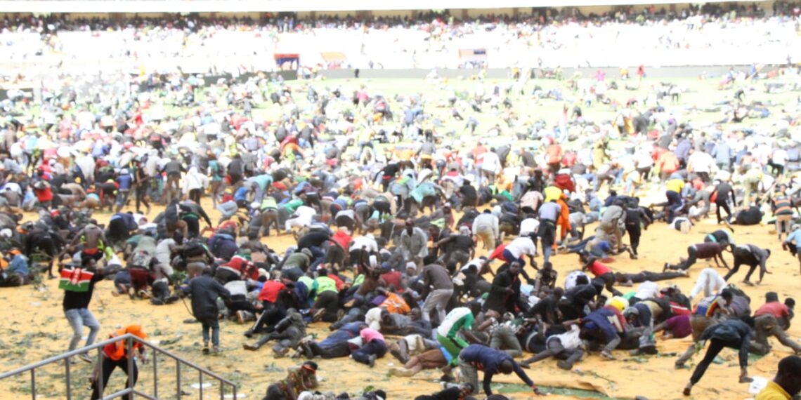 Deaths, chaos during Raila’s body viewing in Kasarani