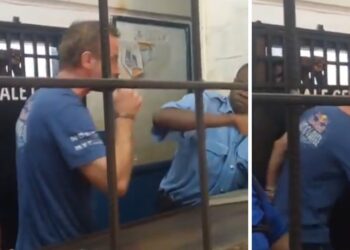 I’m sorry, Mzungu recorded spitting on the face of police officer cries