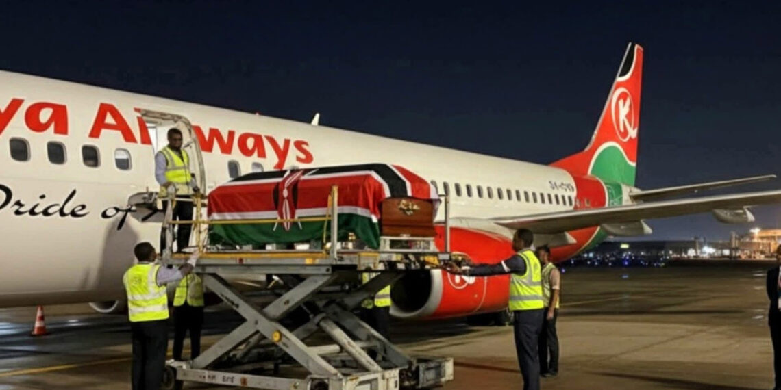 Raila’s body arrives from India, Friday declared holiday