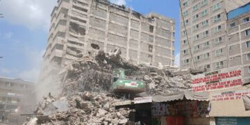 Fears that 30 people could still be trapped in Eastleigh building